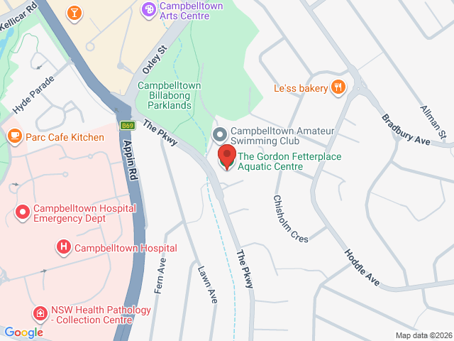 Map showing event location